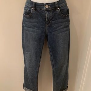 White House Black Market NOIR CROP SLIM JEAN